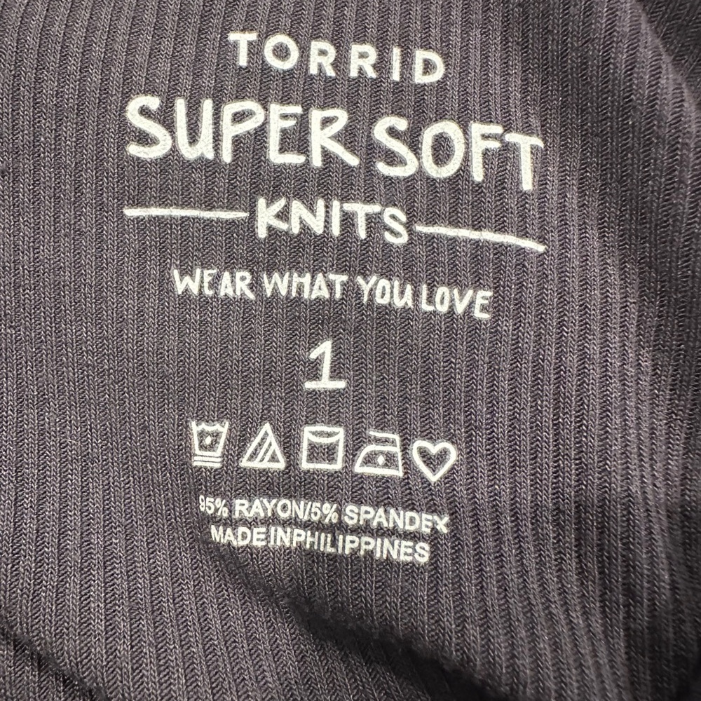 Torrid Super Soft Knit Long Sleeve - Picture 4 of 5